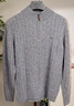 七匹狼羊毛衫男士2026春季新品中高領(lǐng)紐花厚毛衣舒適保暖通勤男裝上衣 003(中灰) 4XL 190/104A 曬單實(shí)拍圖
