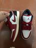 耐克JORDAN耐克喬丹輕便AJ1黑白紅女子運動(dòng)休閑鞋板鞋低幫DC0774-160 40 曬單實(shí)拍圖
