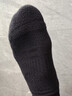 粒米【抗菌】襪子男秋冬季男士中筒毛巾底男襪毛圈底短筒男襪 4黑 曬單實(shí)拍圖