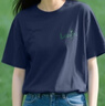真維斯（Jeanswest）純棉短袖T恤女2025夏季新款休閑半袖設計感圓領(lǐng)寬松顯瘦上衣服 曬單實(shí)拍圖