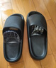 優(yōu)調拖鞋女厚底踩屎感居家室內靜音浴室洗澡防滑防臭大碼涼拖鞋男夏 極光黑 【4cm厚底踩屎感】 44-45 (280mm) 曬單實(shí)拍圖
