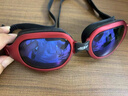 佳斯特（JAST）泳鏡女士高清防水防霧大框游泳眼鏡近視游泳鏡成人男泳鏡泳帽套裝 酒紅電鍍泳鏡（平光） 曬單實(shí)拍圖