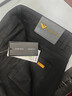 EMPORIO ARMANI EA7阿瑪尼牛仔褲男秋冬季中年高腰彈力直筒寬松商務(wù)男裝長(cháng)褲 黑色(四季款) 33 曬單實(shí)拍圖