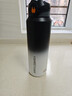 康知緣（KANGZYUAN）316不銹鋼保溫杯保冷杯1000ML杯子運動(dòng)水杯男女水杯茶杯 3010-黑 曬單實(shí)拍圖