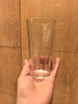 羅派大容量高款啤酒杯檸檬杯果汁杯水杯多功能茶杯錘紋杯方格杯500ml 蜂巢 500ml 1只 曬單實(shí)拍圖