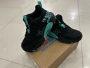 特步（XTEP）童鞋兒童運動(dòng)鞋校園高密鞋面訓練籃球鞋 黑/極光綠 37 曬單實(shí)拍圖