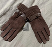 PICTURE意大利進(jìn)口觸屏山羊皮羊反絨真皮手套男冬季加絨保暖騎行開(kāi)車(chē)韓版 復古棕 【觸屏加絨】【禮盒裝】 S 曬單實(shí)拍圖