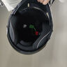 【京東物流】3C摩托車(chē)頭盔電動(dòng)車(chē)男機車(chē)四季可拆卸前臉蝎子盔組合 3C【毒液亮黑】可拆卸前臉 曬單實(shí)拍圖