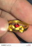 曼卡龍黃金戒指萌寵系列足金戒指金首飾定價(jià)送女友禮物 曬單實(shí)拍圖