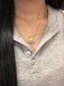 沉魚(yú)落雁（ARFISH）馬年本命年銀項鏈女士馬上有錢(qián)吊墜生日新年禮物送女友老婆紀念日 曬單實(shí)拍圖