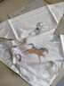 nest designs寶寶口水巾防口水疹嬰兒防水四層紗布口水巾寶寶圍兜2件裝 躍馬錦程—四層紗布款（2件裝） 曬單實(shí)拍圖
