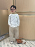 巴拉巴拉【balaOne】童裝兒童長(cháng)褲男女童2026新款春裝百搭針織褲寬松運動(dòng) 貝殼卡50224 120 曬單實(shí)拍圖