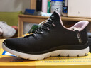 斯凱奇（Skechers）新年禮物閃穿鞋女鞋冬季健步鞋一腳蹬運動(dòng)跑步鞋軟底休閑鞋150284 曬單實(shí)拍圖