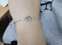 銀千惠999純銀愛(ài)心蝴蝶手鏈女士雙層手環(huán)輕奢新年情人節生日禮物送女友 心跳韻律手鏈/999足銀+七倉配送/當次日達 情人節女生禮物/玫瑰花禮盒送老婆/配首飾品證書(shū) 曬單實(shí)拍圖