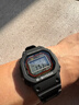 卡西歐(CASIO)G-SHOCK小方塊頭文字D運動(dòng)男表 初代原點(diǎn)DW-5000R-1A 曬單實(shí)拍圖