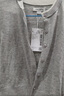 UR2025秋季新款女裝休閑撞色拼接領(lǐng)口紐扣針織開(kāi)衫UYY950080+ 冷灰 M 曬單實(shí)拍圖