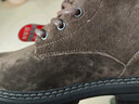 馬登工裝靴男新款反絨馬丁靴美式復古荒野尋棕色沙漠靴厚底真皮皮鞋 煙熏棕 41 (255mm) 曬單實(shí)拍圖