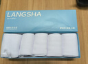 浪莎（LangSha）襪子男純棉加厚男襪秋冬全棉保暖男士毛圈襪冬季中筒棉襪吸汗防臭 白色-100%棉加厚保暖男襪 5雙 均碼 39碼到44碼 曬單實(shí)拍圖