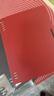 國譽(yù)（KOKUYO）一米新純活頁(yè)本八孔b5筆記本子日本campus簡(jiǎn)約高顏值復古外殼可拆卸學(xué)生不硌手a5輕薄線(xiàn)圈記事本 【8孔活頁(yè)本】B5紅色 曬單實(shí)拍圖