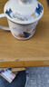創(chuàng  )意個(gè)性陶瓷汝窯帶蓋大容量水杯辦公杯高檔茶杯家用茶杯一體單杯 辦公杯-千里江山 曬單實(shí)拍圖
