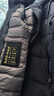 雪中飛男士長(cháng)款羽絨服秋冬可脫卸帽脫卸內膽加厚款羽絨外套男 黑色175 曬單實(shí)拍圖