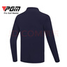 PGM斷碼清倉高爾夫服裝男長(cháng)袖t恤秋冬季保暖上衣體恤男裝polo衫 YF445-藏青色 2XL 曬單實(shí)拍圖