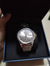 上海手表男自動(dòng)機械名表 官方正品雙歷防水表夜光國產(chǎn)男表禮物986 銀殼灰面【夜光/星期/日歷】 曬單實(shí)拍圖