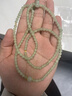周大生【新年禮物】18K金鑲玉項鏈和田青玉瑪瑙玉石DIY手鏈送女友 和田玉項鏈 曬單實(shí)拍圖