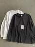 京東京造【10A抗菌T】長(cháng)袖t恤男衛衣打底衫衣服白小T男裝 黑色 2XL 曬單實(shí)拍圖