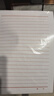 米礫信紙稿紙信簽紙信箋紙申請書(shū)大學(xué)生用本簡(jiǎn)約寫(xiě)信單線(xiàn)信紙專(zhuān)用紙橫格橫線(xiàn)紙雙行信紙厚材料手寫(xiě)紙 曬單實(shí)拍圖