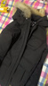 京東京造【進(jìn)口極寒95鵝絨服】羽絨服男外套女冬季新款中長(cháng)款 曜石黑 2XL 曬單實(shí)拍圖