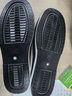 鑄固 老北京布鞋 黑布鞋輪胎底勞保布鞋一腳蹬手工布鞋男女工作鞋 42碼  曬單實(shí)拍圖