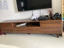巧古匠實(shí)木電視柜客廳輕奢一體靠墻2026新款小戶(hù)型可伸縮電視機柜組合 【胡桃電視柜】1.6M__加厚板材（十年質(zhì)保） 曬單實(shí)拍圖