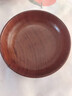 朵利木碗日式成人小大號兒童家用防摔加厚手工飯碗復古實(shí)木碗餐具套裝 11cm【酸棗木果碟】 曬單實(shí)拍圖