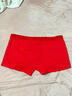 Carl Kaien馬年本命年男士套裝內褲大紅色底褲純棉男生短褲平角禮盒生日禮物 內褲*2條+襪子*2雙-京倉發(fā) L 【160-170CM 90-110斤】 曬單實(shí)拍圖