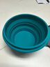 M Square折疊碗便攜旅行硅膠杯碗食品級泡面碗露營(yíng)野餐寶寶碗 藍色大碗 曬單實(shí)拍圖