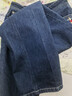 Teenie Weenie小熊直筒褲休閑白色褲子長(cháng)褲牛仔褲寬松復古時(shí)尚女裝 深藍色 S 曬單實(shí)拍圖
