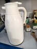 九陽(yáng)同款顯溫玻璃內膽保溫壺大容量泡茶壺熱水瓶開(kāi)學(xué)暖壺保溫杯 皓月白【無(wú)塵款】1L 曬單實(shí)拍圖