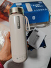 飛利浦（PHILIPS）便攜式燒水杯電熱水杯保溫杯燒水壺旅行出差酒店家用熱水壺恒溫杯 0.35L 【恒溫款】奶杏色 曬單實(shí)拍圖