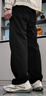 啄木鳥(niǎo)（TUCANO）重磅直筒褲子男秋季新款直筒闊腿運動(dòng)香蕉彎刀衛褲休閑褲 黑 XL 曬單實(shí)拍圖