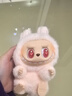 泡泡瑪特（POP MART）LABUBU 坐坐派對系列 二代坐坐搪膠毛絨掛件15cm 曬單實(shí)拍圖