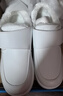 回力（Warrior）護士鞋保暖加絨女鞋冬季醫護休閑工作鞋 WBN(JS)-0584 白色 37 曬單實(shí)拍圖