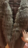 皮爾卡丹（pierre cardin）皮草2025新款狐貍毛皮草外套女短款洋氣鵝絨內膽大衣年輕版修身 可可棕 M 曬單實(shí)拍圖