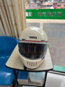VEGASA72美國DOT摩托車(chē)頭盔男女復古巡航太子機車(chē)四季保暖冬防霧全盔 72 喜氣米白(贈送原廠(chǎng)防霧片) L碼 曬單實(shí)拍圖