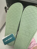 merdor靜音拖鞋女士夏季抗菌不臭腳浴室內居家用洗澡防滑軟底輕便涼拖鞋 淺綠色 38-39 （M） 曬單實(shí)拍圖