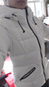 拓路者羽絨服女保暖收腰顯瘦女士羽絨服冬季新款90絨修身連帽外套 曬單實(shí)拍圖
