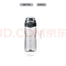 樂(lè )扣樂(lè )扣（LOCK&LOCK）人魚(yú)線(xiàn)塑料運動(dòng)水杯夏天便攜水壺帶刻度提手男女水杯子520ML灰色 曬單實(shí)拍圖