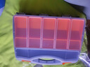 德力西零件收納盒鉆頭整理箱工具盒子分類(lèi)分格箱手提式螺絲收納箱積木盒 加厚31格雙面可拆零件盒破損包賠 曬單實(shí)拍圖