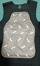 貓人男士保暖背心加厚白鴨絨填充貼片無(wú)袖秋衣打底內衣坎肩馬甲 曬單實(shí)拍圖