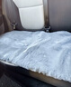 GREAT LIFE汽車(chē)坐墊冬季毛絨仿兔毛羊毛座墊車(chē)內小蠻腰座套保暖車(chē)內車(chē)墊灰色 曬單實(shí)拍圖
